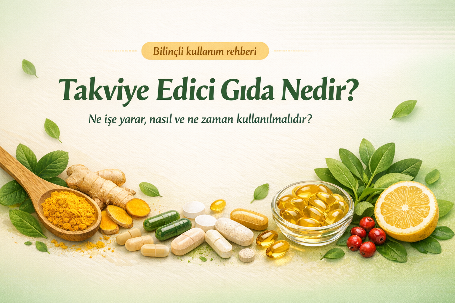 Takviye Edici Gıda Nedir? Ne İşe Yarar, Nasıl Kullanılmalıdır?