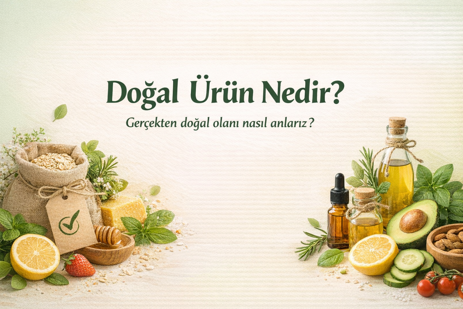 Doğal Ürün Nedir? Gerçekten Doğal Olanı Nasıl Anlarız?
